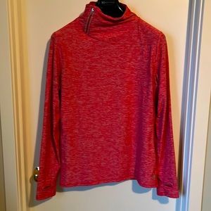 Oiselle Lux funnel neck zip collar. Women’s XL